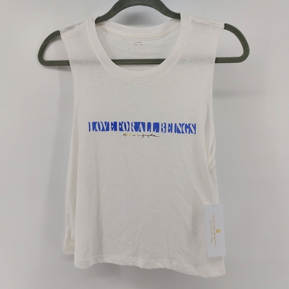 Spiritual Gangster Tops - Spiritual Gangster cropped tank top Love for all Beings